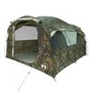 vidaXL Tenda familiar t&uacute;nel para 6 pessoas imperme&aacute;vel camuflagem