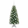 vidaXL &Aacute;rvore de Natal Artificial com 150 LEDs Verde 120 cm PE e PVC