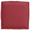 vidaXL Almofada 2 pcs Vinho Vermelho 40 x 40 x 8 cm Tecido Oxford