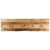 vidaXL Tampo de mesa c/borda viva 160x40x3,8cm mangueira &aacute;spera maci&ccedil;a