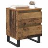 vidaXL Arm&aacute;rio de Cabeceira com gaveta Madeira antiga 40 x 35 x 50 cm