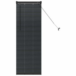 vidaXL Persianas venecianas Preto 130 x 45 cm Alum&iacute;nio