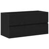 vidaXL Arm&aacute;rio de Banheiro Carvalho Preto 90 x 38,5 x 45 cm