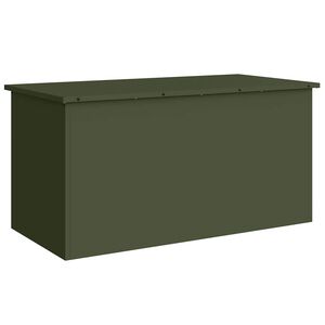 vidaXL Cofrinho de armazenamento para jardim A&ccedil;o Galvanizado 220 L