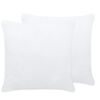 vidaXL Enchimentos para almofadão 2 pcs 40x40 cm branco