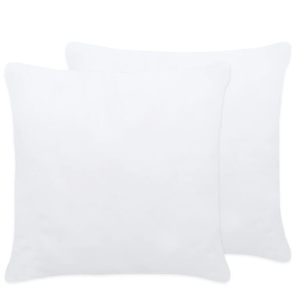vidaXL Enchimentos para almofadão 2 pcs 40x40 cm branco