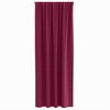 vidaXL Cortinas Blackout com Argolas 2 pcs Vinho Vermelho 225 x 140 cm