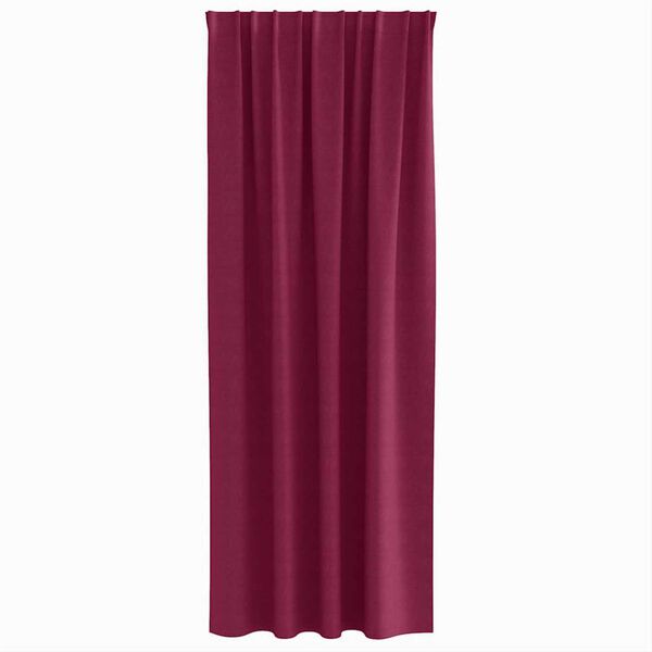 vidaXL Cortinas Blackout com Argolas 2 pcs Vinho Vermelho 225 x 140 cm