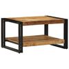 vidaXL Mesa de centro 70x50x38 cm madeira de mangueira &aacute;spera maci&ccedil;a