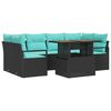 vidaXL Conjunto de Sof&aacute; de Jardim 7 unid. 6-N&uacute;mero de lugares