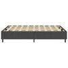 vidaXL Cama boxspring 160x200 cm tecido cinzento