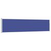 vidaXL Toldo lateral retr&aacute;til para p&aacute;tio 117x514 cm azul