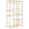 vidaXL Roupeiro com prateleiras 100x50x184,5 cm bambu