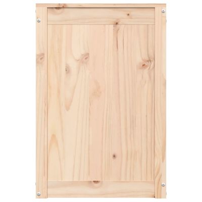 vidaXL Caixa para roupa 44x44x66 cm madeira de pinho maciça