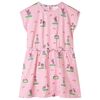 vidaXL Vestido para crian&ccedil;a rosa-claro 104