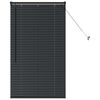 vidaXL Persianas venecianas Preto 130 x 80 cm Alum&iacute;nio