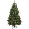 vidaXL &Aacute;rvore de Natal Artificial Verde 210 cm PVC e Metal