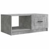 vidaXL Mesa de centro Cinzento Cimento 90 x 50 x 37 cm