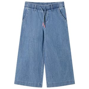 vidaXL Cal&ccedil;as de crian&ccedil;a azul-ganga 92