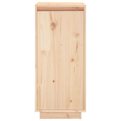 vidaXL Sapateira 35x35x80 cm madeira de pinho maciça