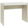 vidaXL Secret&aacute;ria 90x40x72 cm derivados madeira branco/carvalho sonoma