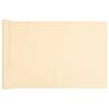 vidaXL Tela de privacidade para varanda 300x120 cm PVC creme
