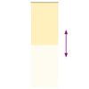 vidaXL Persiana de enrolar 75x210 cm largura tecido 70,7 cm poli&eacute;ster