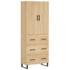 vidaXL Arm&aacute;rio alto 69,5x34x180 cm derivados de madeira cor sonoma