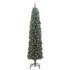 vidaXL &Aacute;rvore de Natal Artificial Verde 240 cm PVC e A&ccedil;o e Pl&aacute;stico