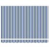 vidaXL Toldo Retr&aacute;til Azul e Branco 300 x 200 cm Poli&eacute;ster e Alum&iacute;nio