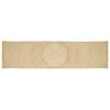 vidaXL Tapetes de &aacute;rea Branco 80 x 400 cm Juta