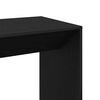 vidaXL Mesa de bar Carvalho Preto 51 x 50 x 103,5 cm