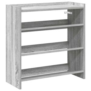 vidaXL Sapateira 60x25x62 cm derivados de madeira cinzento sonoma