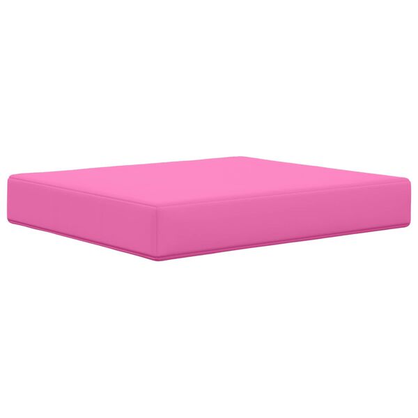 vidaXL Almofada para Sof&aacute; Externo 2 pcs Rosa Poli&eacute;ster