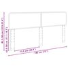 vidaXL Cabeceira Branco 180 cm Madeira processada