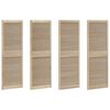 vidaXL Porta de Arm&aacute;rio com porta 4 pcs Natural 170 x 2,1 x 59,5 cm