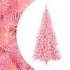 vidaXL &Aacute;rvore de Natal com 300 LEDs com suporte Rosa 210 cm PVC