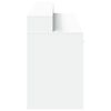 vidaXL Secret&aacute;ria c/ luzes LED 140x55x91cm derivados de madeira branco