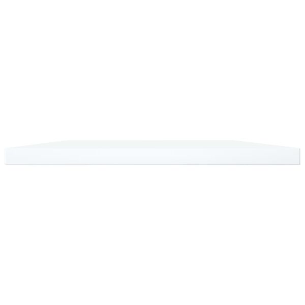 vidaXL Prateleiras p/ estante 4 pcs 100x30x1,5cm contraplacado branco