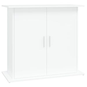 vidaXL Suporte de aqu&aacute;rio 81x36x73 cm derivados de madeira branco