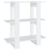 vidaXL Estante/divis&oacute;ria 80x30x87 cm branco
