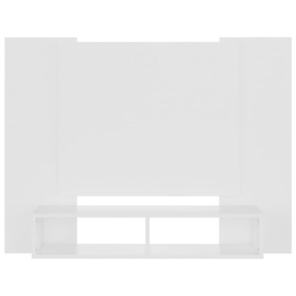 vidaXL Arm&aacute;rio de parede para TV 120x23,5x90 cm deriv. madeira branco