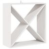 vidaXL Escorredor de Vinho 4 pcs Branco 62 x 25 x 62 cm