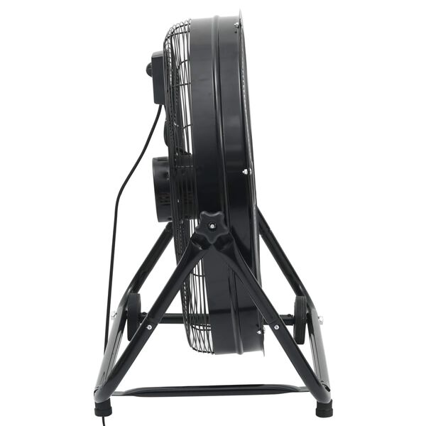 vidaXL Ventoinha de tambor industrial 60 cm 172,5 W preto