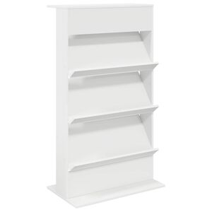 vidaXL Estante de Revistas Branco 70 x 41 x 126 cm