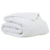 vidaXL Edred&atilde;o 220 x 135 x 4 cm N&atilde;o Poli&eacute;ster Branco Respir&aacute;vel