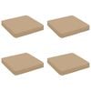 vidaXL Almofadas de Assento de 4 Pe&ccedil;as VUGHT 4 pcs 100% Poli&eacute;ster