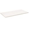 vidaXL Tampo de mesa retangular 100x50x2,5 cm pinho maci&ccedil;o branco