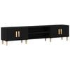 vidaXL Gabinete para TV 180 x 31,5 x 40 cm Carvalho Preto