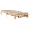 vidaXL Estrutura de cama com gavetas 75x190 cm madeira de pinho maciça